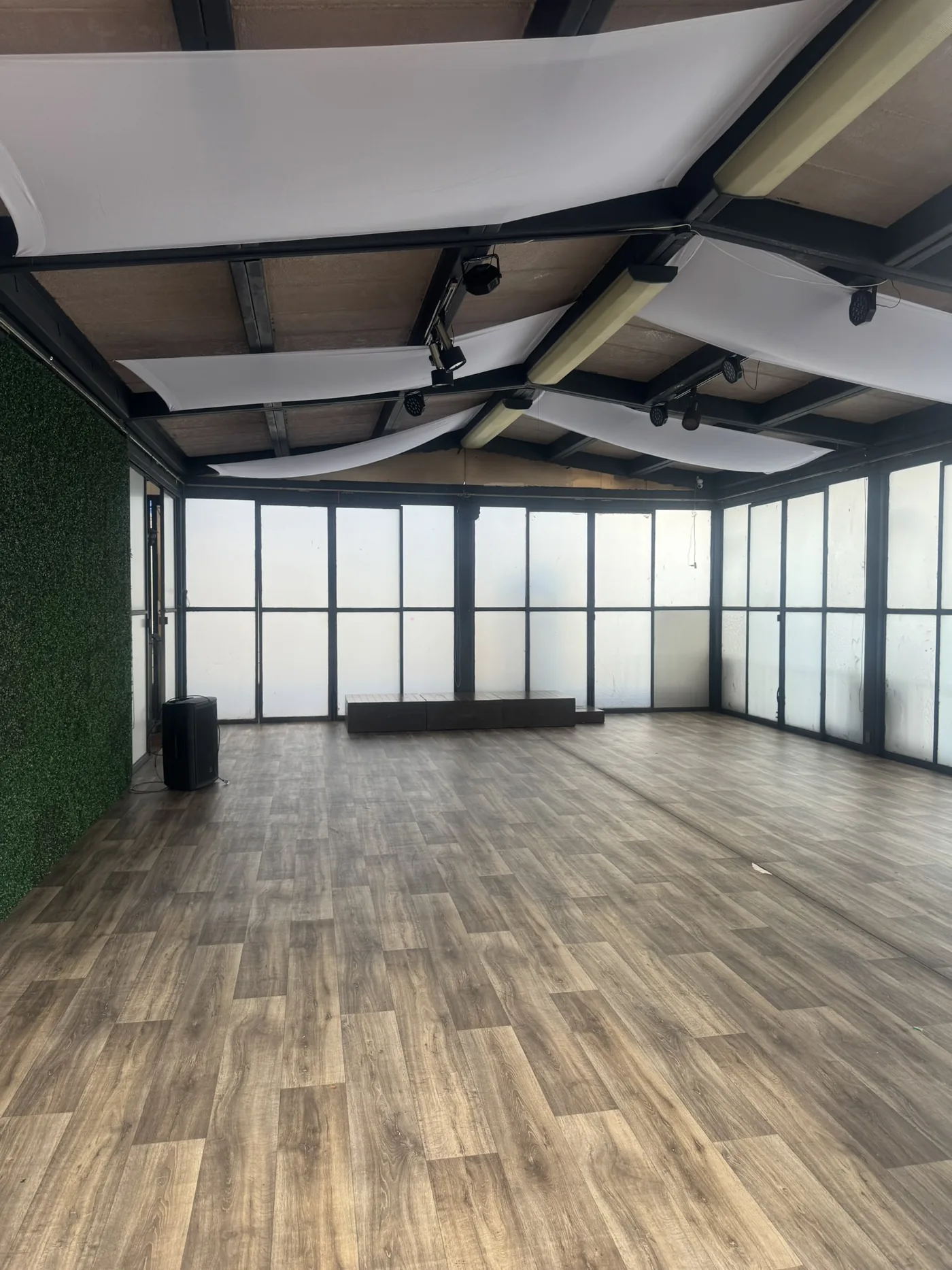 El foro multifuncional Terraza San Ángel, montado en formato abierto